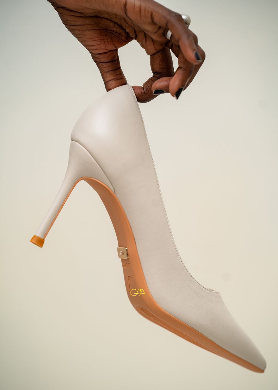 Haut Talons - Femme - Coueur blanche